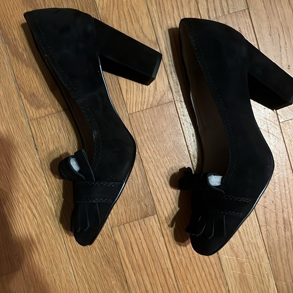Steven by Steve Madden Black Suede Heels NWOT - Picture 4 of 7